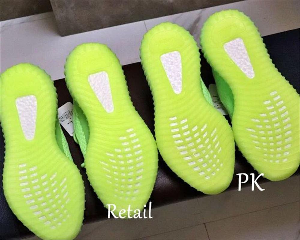 EXCLUSIVE GOD YEEZY 350 V2 GID GLOW WITH REAL PREMEKNIT FROM HUAYIYI WHICH OFFER PRIMEKNIT TO ADIDAS DIRECTLY READY TO SHIP